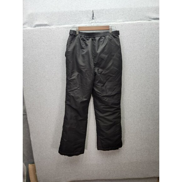 SwissTech Black Snow Pants XL  14-16  Insulated Water-Resistant Elastic Waist - Picture 2 of 5
